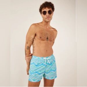 Chubbies Desert Dawn 4" Swim Trunks
Lined Men Size Large